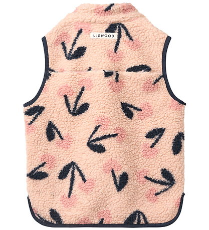 Liewood Fleecevest - Teddy - Vada - Mega Cherry Heart/Rosey