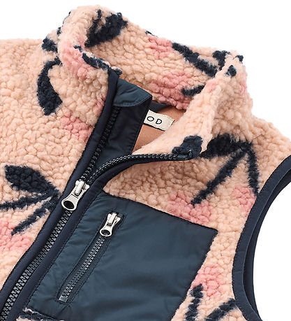 Liewood Fleecevest - Teddy - Vada - Mega Cherry Heart/Rosey