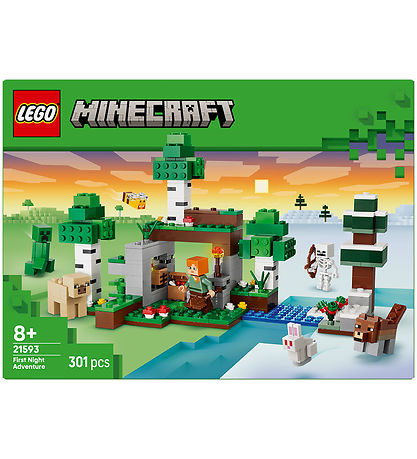 LEGO® Minecraft - Første Nats Eventyr 21593 - 301 Dele