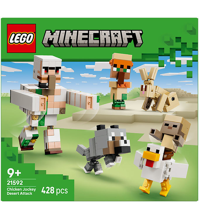 LEGO® Minecraft - Hønsejockey-Ørkenangreb 21592 - 428 Dele