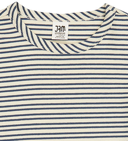 Jam Generation T-shirt - Rib - Tofu/Navy