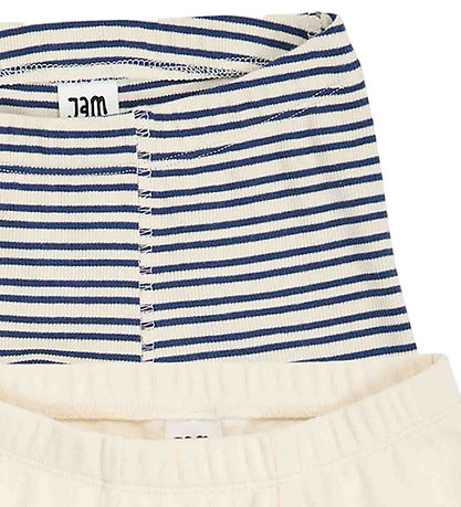 Jam Generation Boxershorts - 2-pak - Rib - Tofu/Navy