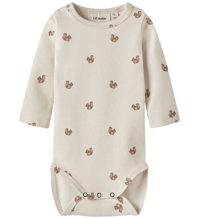 Lil Atelier Body l/æ - NbnLayo - Turtledove/Squirrel
