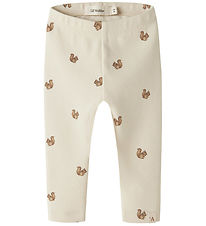Lil Atelier Leggings - NbnLayo - Turtledove/Squirrel