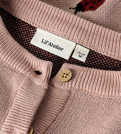 Lil Atelier Cardigan - Strik - NmfLulio - Misty Rose