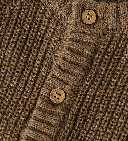 Lil Atelier Cardigan - Strik - NbnEmlen - Shitake