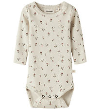 Lil Atelier Body l/æ - NbfGago - Turtledove/Floral