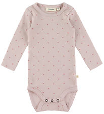 Lil Atelier Body l/æ - Rib - NbfGago - Hushed Violet/Heart