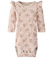 Lil Atelier Body l/æ - Rib - NbfGavo - Hushed Violet/Flowers