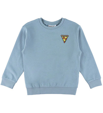 Name it Sweatshirt - NkmVasha - Ashley Blue/Food Game