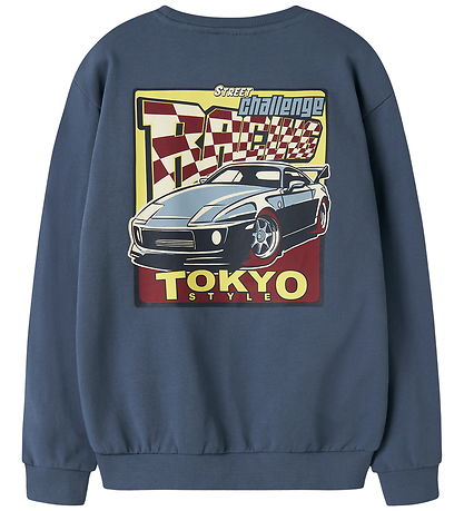 Name it Sweatshirt - NkmVasha - Vintage Indigo/Racing