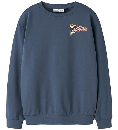 Name it Sweatshirt - NkmVasha - Vintage Indigo/Racing
