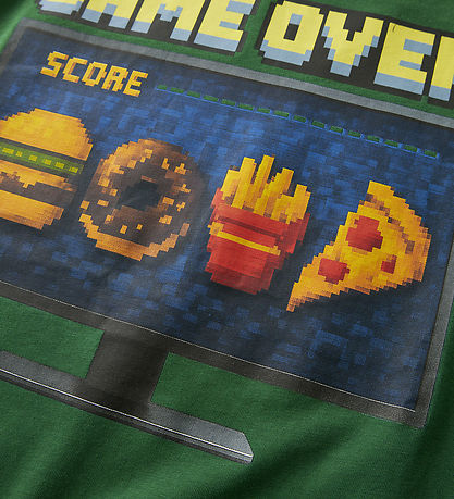 Name it T-shirt - NkmVoto - Verdant Green/Game Over
