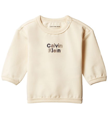 Calvin Klein Sweatsæt - Match Back - Tofu White
