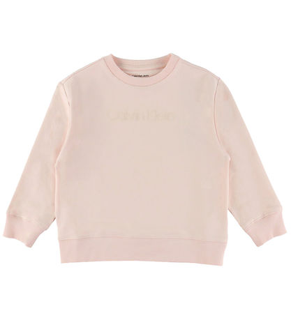 Calvin Klein Sweatshirt - Logo - Mangano Calcite Pink