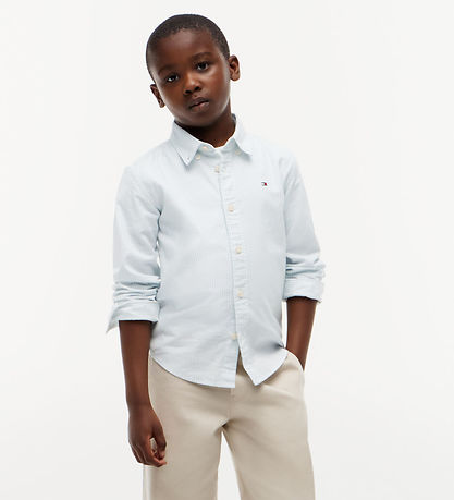 Tommy Hilfiger Skjorte - Oxford - Sky Blue