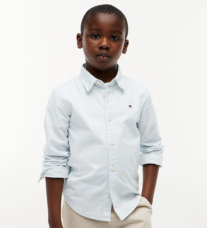 Tommy Hilfiger Skjorte - Oxford - Sky Blue