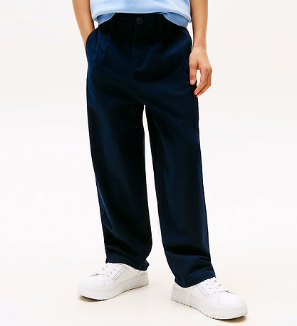 Tommy Hilfiger Bukser - Dark Night Navy Blue