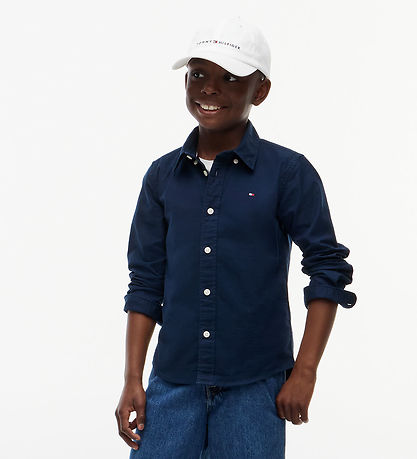 Tommy Hilfiger Skjorte - Oxford - Dark Blue