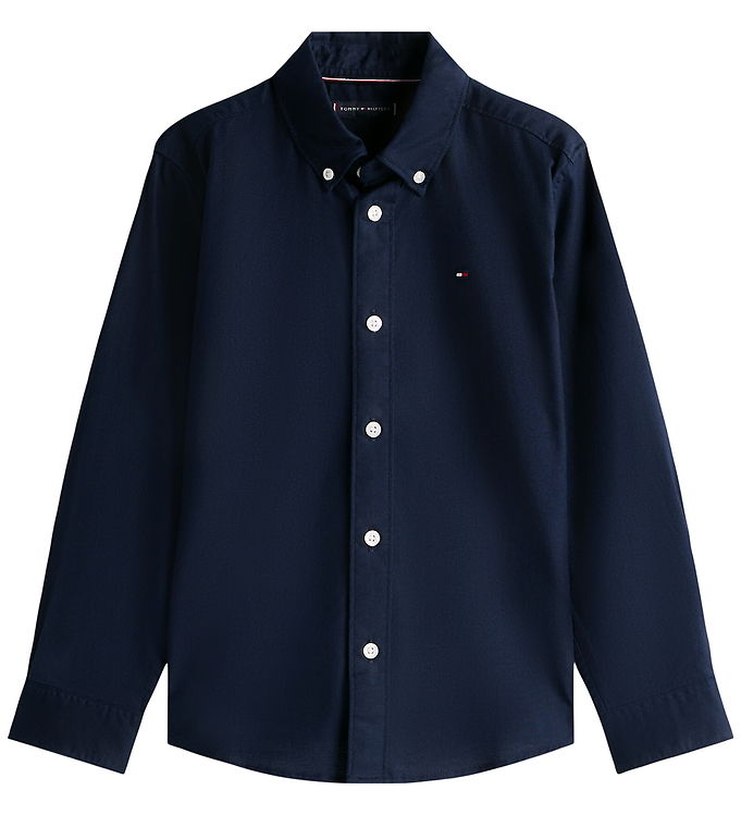 Tommy Hilfiger Skjorte - Oxford - Dark Blue