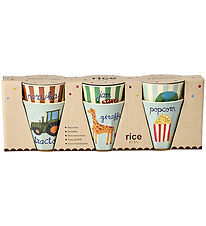 Rice Kopper - Melamin - 6 stk - 160 ml - ABC Print