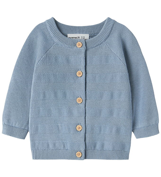 Name It Cardigan - Strik - NbmKop - Ashley Blue