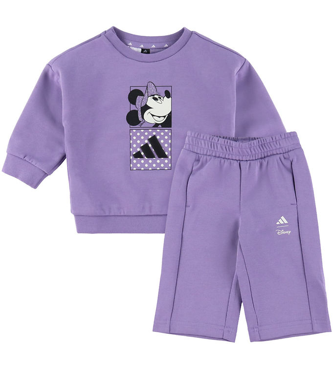 adidas Performance Sæt - Bluse/Bukser - Disney - Magic Lilac/Owh