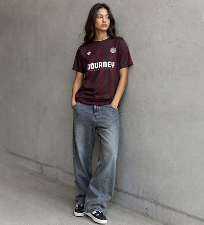 Hound T-shirt - HdBlake - Burgundy m. Print