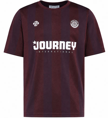 Hound T-shirt - HdBlake - Burgundy