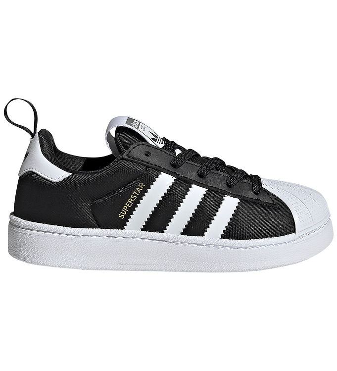 adidas Originals Sko - Superstar Quickon K - Sort/Hvid