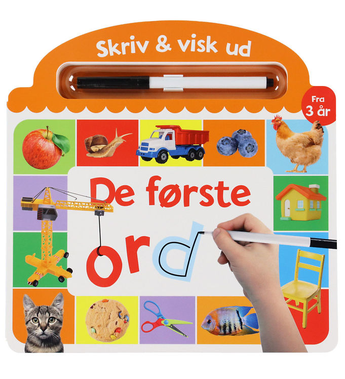 Alvilda Aktivitetsbog - Skriv og Visk ud - De første ord