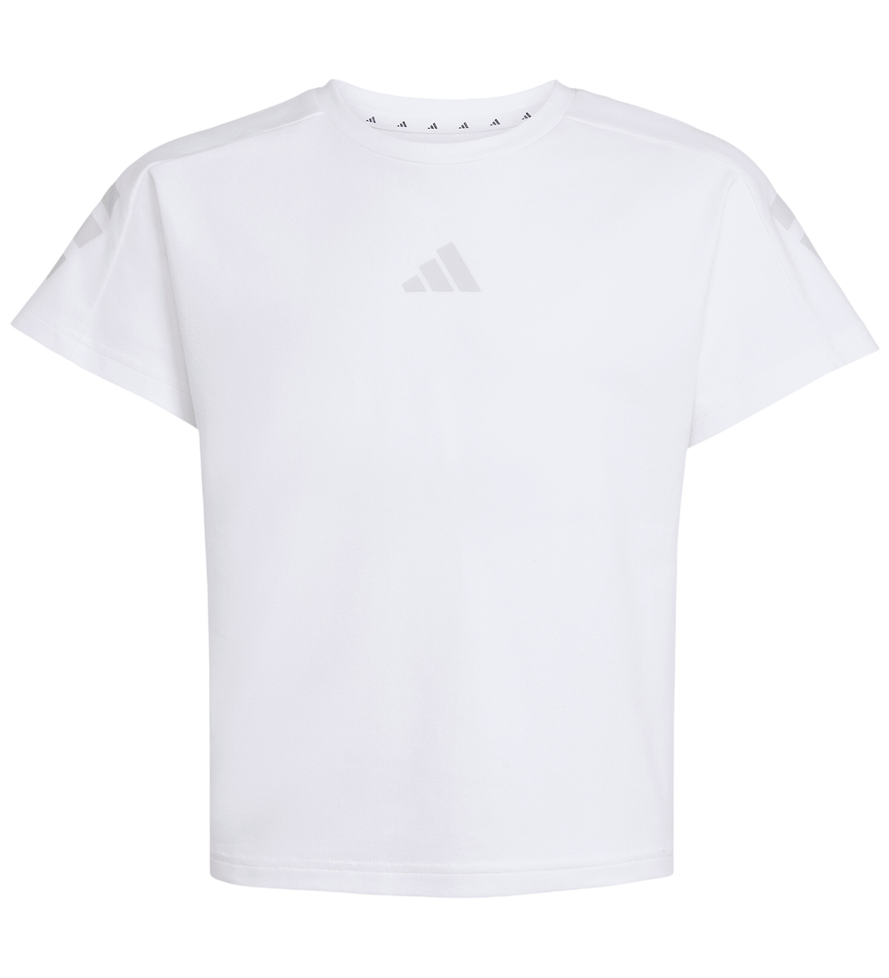 adidas Performance T-Shirt - Future Icons 3S - Weiß/Grey One - adidas Performance - 15 Jahre (170) - T-Shirts