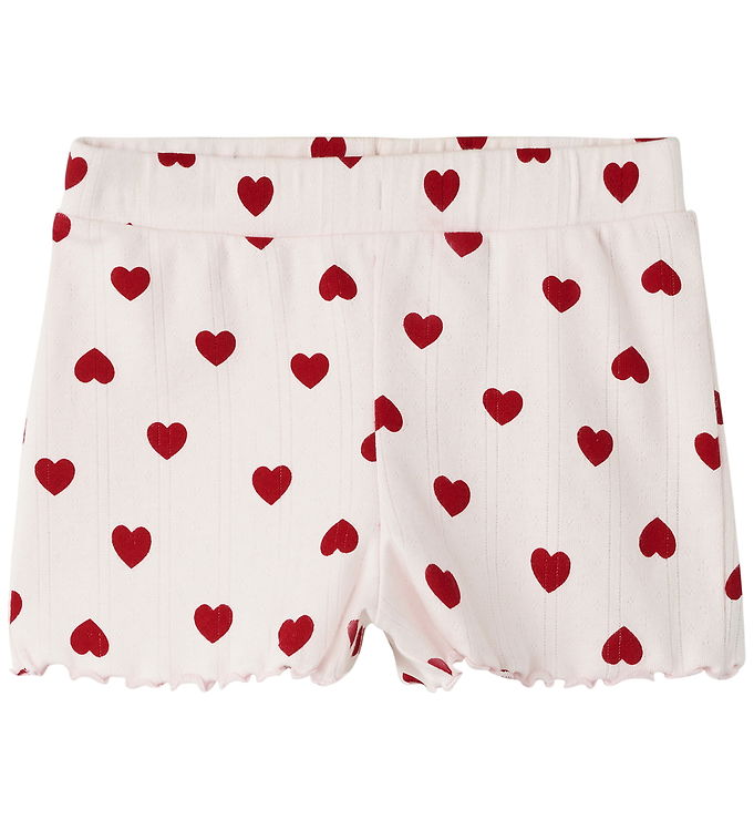 Name It Shorts - NmfHilary - Mauve Morn - Pointelle - Hjerter