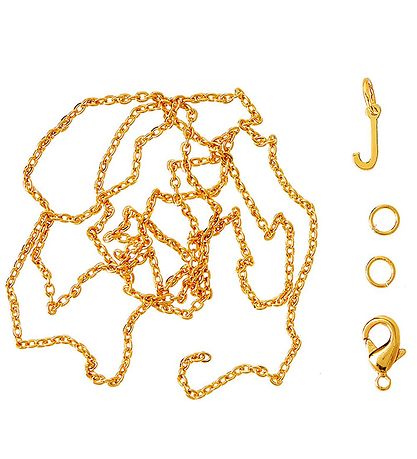 Me&My BOX Halskæde m. Bogstav - J - Guldbelagt Me&My BOX Halskæde m. Bogstav - J - Guldbelagt