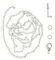 Me&My BOX Necklace w. Letter - L - Silver plated Me&My BOX Necklace w. Letter - L - Silver plated