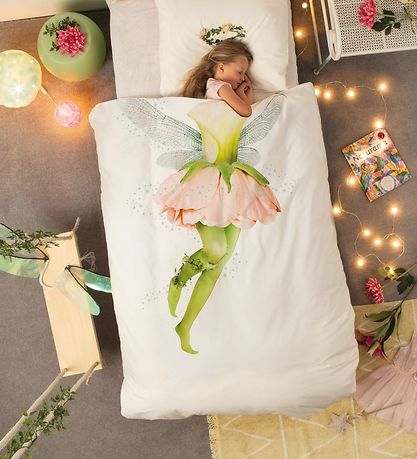 Snurk Sengetøj - Junior - Hvid m. Fe Snurk Sengetøj - Junior - Hvid m. Fe