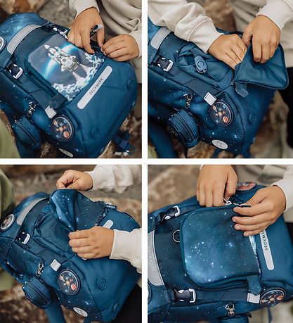 Beckmann Skoletaske - Classic Maxi - Space Mission Beckmann Skoletaske - Classic Maxi - Space Mission