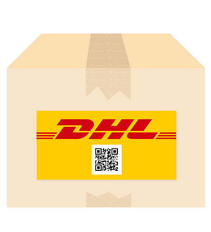 DHL Retur med QR - Kun for Kids-world returneringer