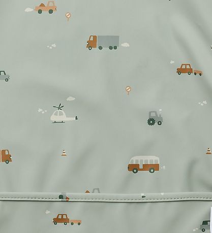 Liewood Forklæde - Merle - Vehicles Dove Blue Mix Liewood Forklæde - Merle - Vehicles Dove Blue Mix