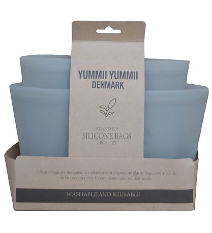 Silicone Sacs Yummii Yummii - 3 Pack - Stone Silicone Sacs Yummii Yummii - 3 Pack - Stone