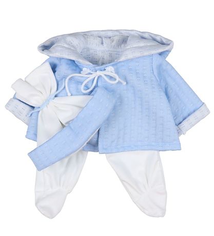 Asi Dukketøj - 46 cm - Blå/Hvid Asi Dukketøj - 46 cm - Blå/Hvid