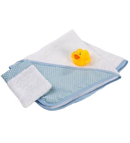 Asi Dukketilbehør - Badeslag - 36-43 cm - Blå/Hvid Asi Dukketilbehør - Badeslag - 36-43 cm - Blå/Hvid