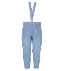 Condor Leggings m. Seler - Uld/Akryl - Bluish Condor Leggings m. Seler - Uld/Akryl - Bluish