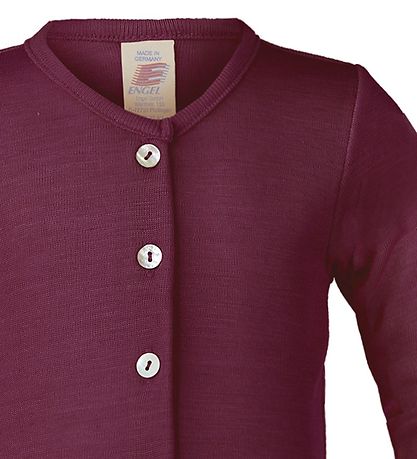 Engel Cardigan - Uld/Silke - Orchidee Engel Cardigan - Uld/Silke - Orchidee