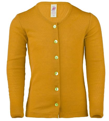 Engel Cardigan - Uld/Silke - Safran Engel Cardigan - Uld/Silke - Safran
