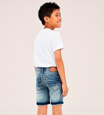 Name It Shorts - Noos - NkmTheo - Medium Blue Denim Name It Shorts - Noos - NkmTheo - Medium Blue Denim
