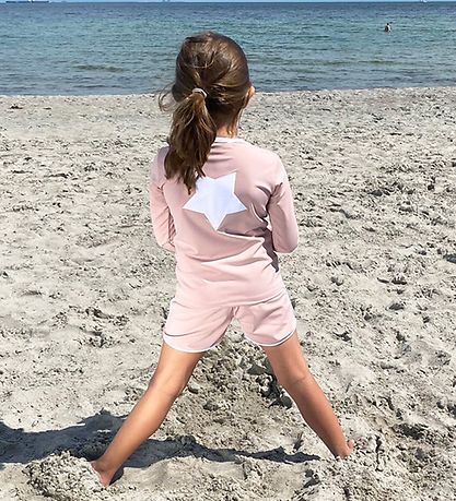 Petit Crabe Badebluse - Etoile - UV50+ - Pudderrosa Petit Crabe Badebluse - Etoile - UV50+ - Pudderrosa