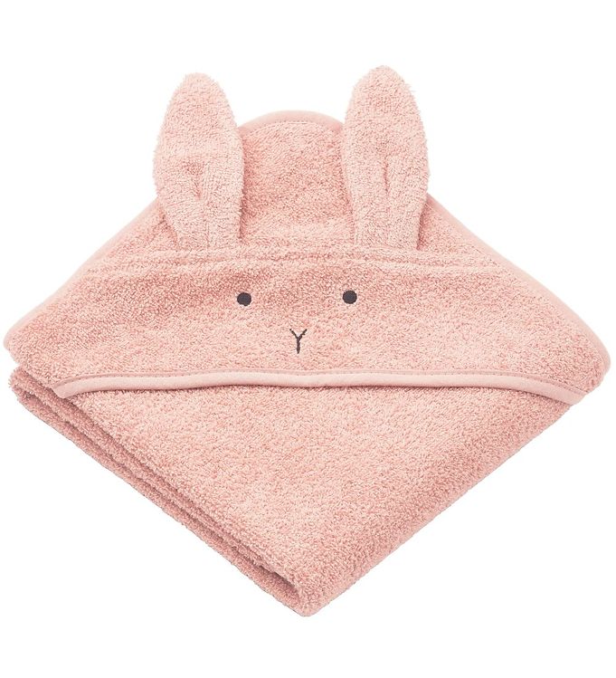 Liewood Babyhåndklæde – 70×70 cm – Albert – Rabbit Rose
