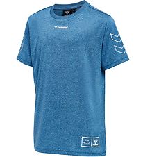Hummel T-shirt - hmlMISTRAL - Vallarta Blue Hummel T-shirt - hmlMISTRAL - Vallarta Blue