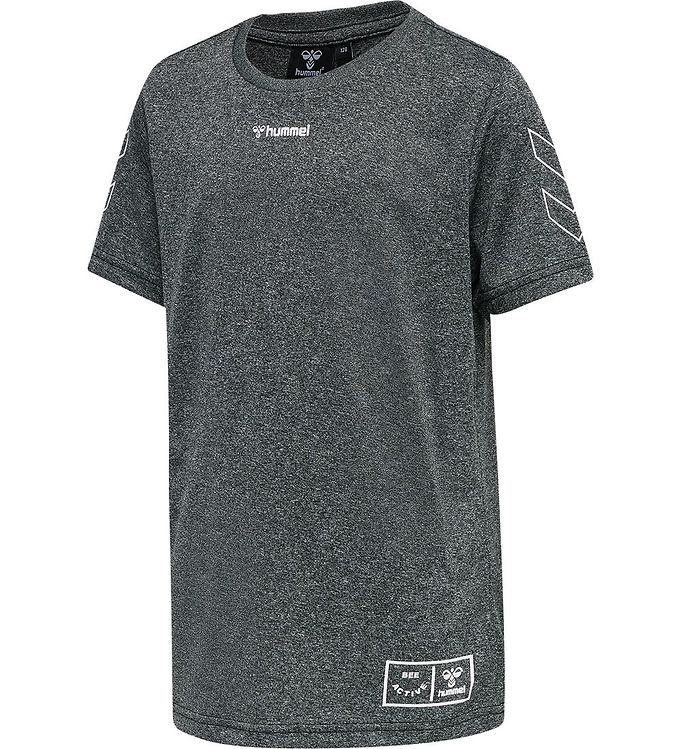 Hummel T-shirt - hmlMISTRAL - Gråmeleret